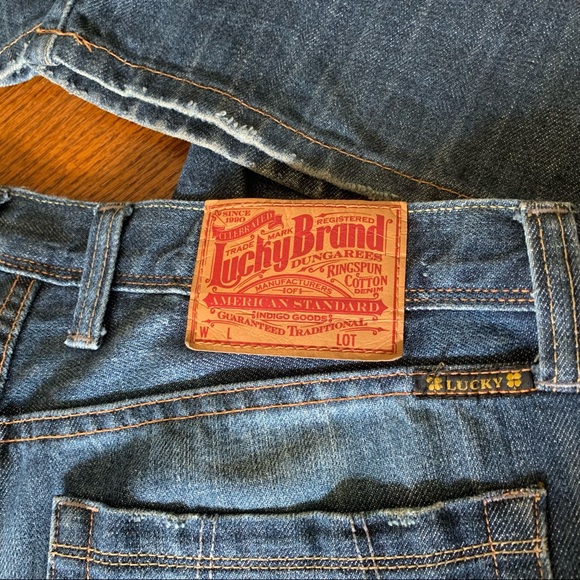 LUCKY BRAND Jeans, Welder Relaxed Bootleg, Sz 31 - Picture 5 of 13